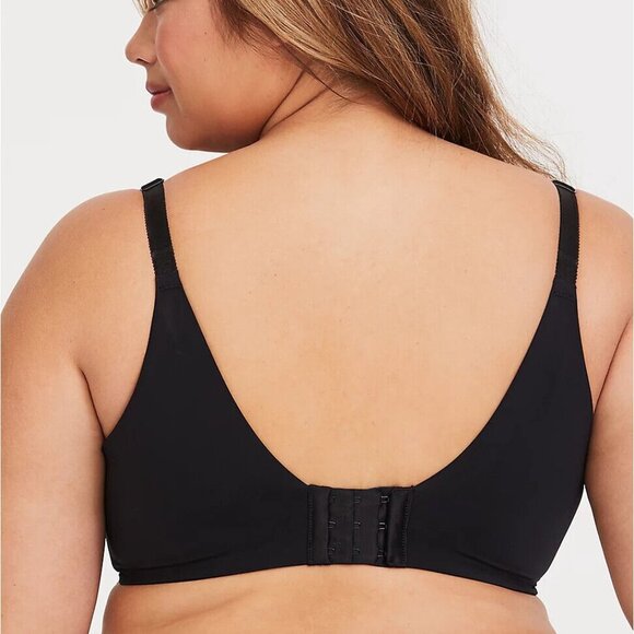 Torrid Black 360° Back Smoothing Push-Up Plunge Bra Plus Size 46DDD H13288 - Picture 11 of 11
